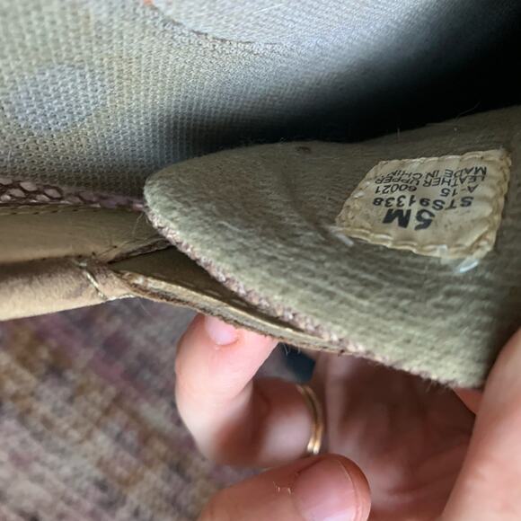 SIZE 5 women's Sperry boat shoes light brown - Picture 3 of 5